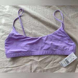La hearts by pacsun Dixie lavender bikini top